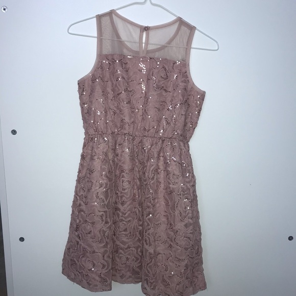 Justice Dusty Rose dress
